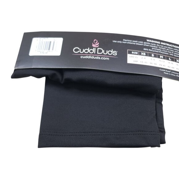 Cuddl Duds Womens High Waist Leggings L Microfiber Stretch Warm Layers Black - Picture 6 of 9
